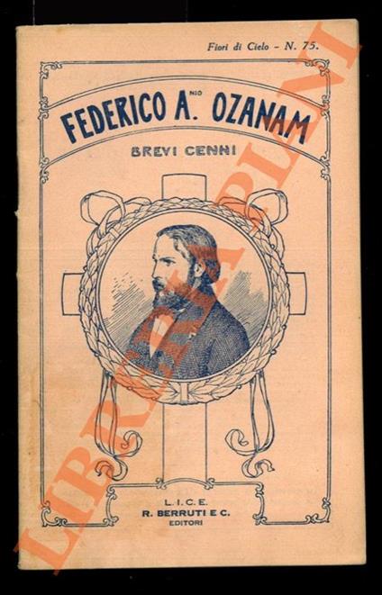 Brevi cenni - Federico Ozanam - copertina