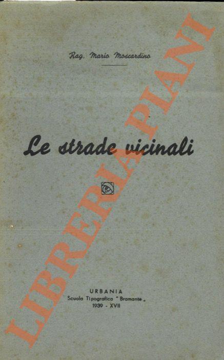 Le strade vicinali - Mario Moscardini - copertina