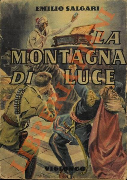 La montagna di luce - Emilio Salgari - copertina