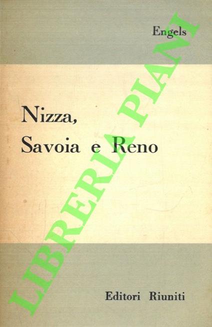 Nizza, Savoia e Reno - Friedrich Engels - copertina