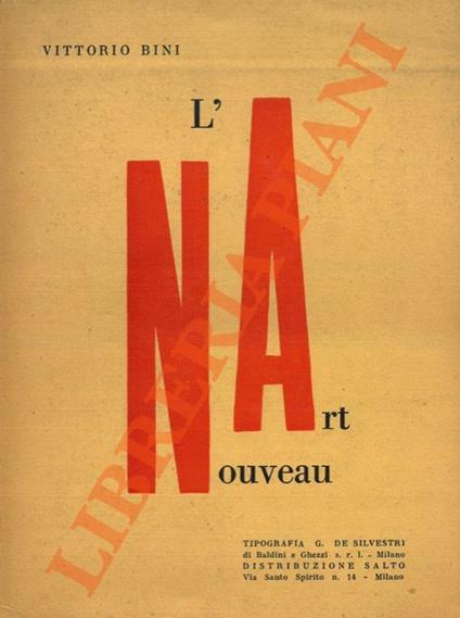 L’Art Nouveau - Vittorio Bini - copertina