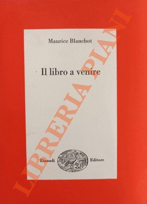 Il libro a venire - Maurice Blanchot - copertina