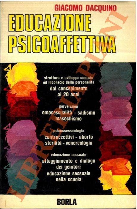 Educazione psicoaffettiva - Giacomo Dacquino - copertina