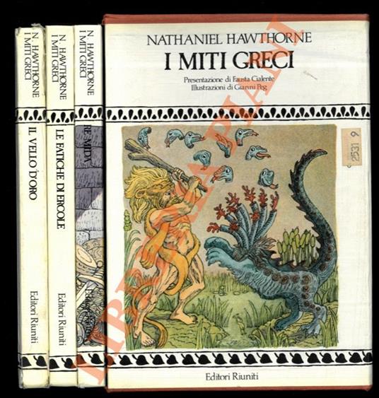 Re Mida - Il vello d’oro - Le fatiche di Ercole - Nathaniel Hawthorne - copertina