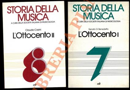 Storia della musica. L'Ottocento - copertina