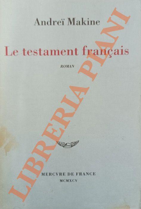 Le testament francais - Andreï Makine - copertina