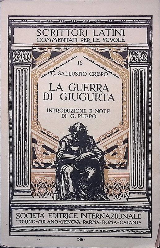 La guerra di Giugurta - C. Crispo Sallustio - copertina