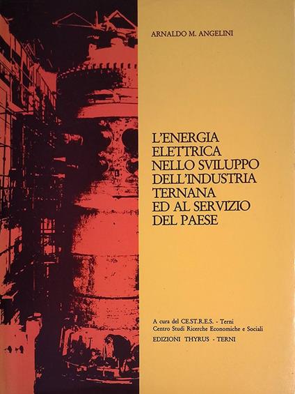 L' energia elettrica nello sviluppo dell'industria ternana ed al servizio del paese - Arnaldo M. Angelini - copertina