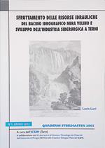 Quaderni Steelmaster n.5 2002. Sfruttamento delle risorse idrauliche del bacino idrografico Nera Velino e sviluppo dell'industria siderurgica a Terni