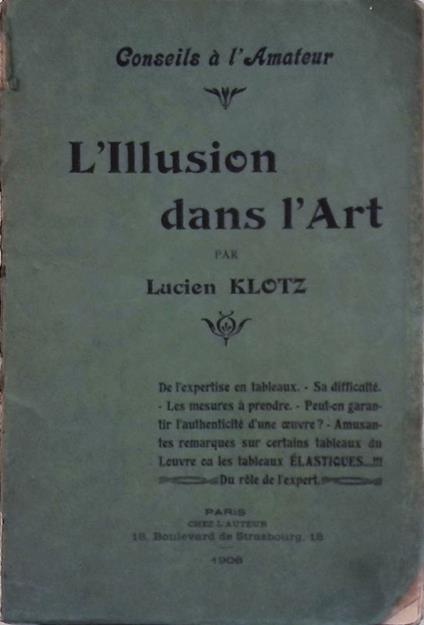 L' Illusion dans l'Art - copertina