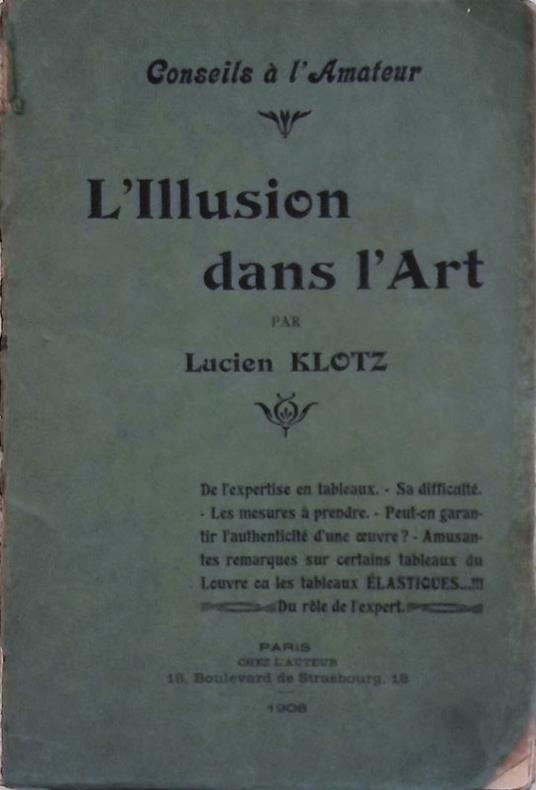 L' Illusion dans l'Art - copertina