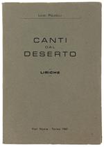 CANTI DAL DESERTO. Liriche