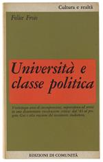 Universita' E Classe Politica