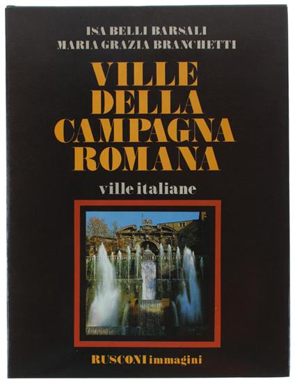 Ville Della Campagna Romana - Libro Usato - Rusconi Libri - | IBS