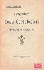I costituti del Conte Confalonieri e il Principe di Carignano