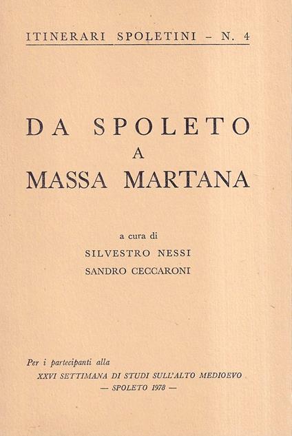 Da Spoleto a Massa Martana - copertina