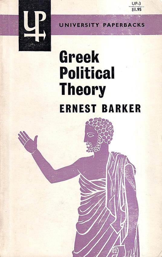 Greek Political Theory: Plato and His Predecessors - copertina