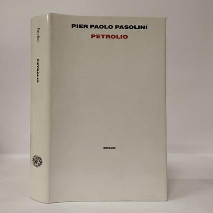 Petrolio - Pier Paolo Pasolini - copertina