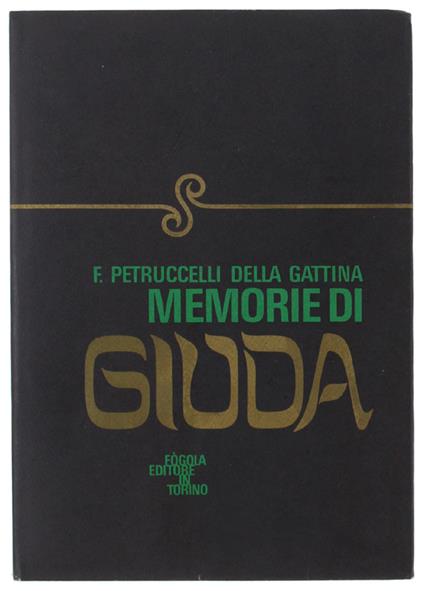 Memorie Di Giuda - Ferdinando Petruccelli della Gattina - copertina