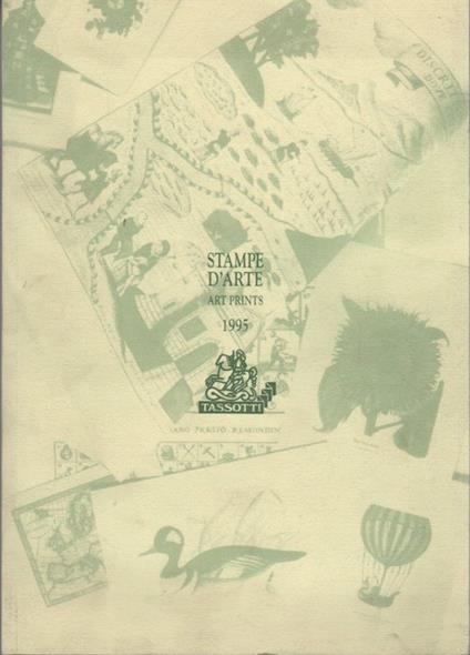 Stampe d'arte - Art prints: 1995 - copertina