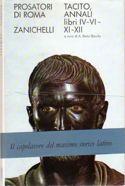 Annali. Vol. II. Libri IV-VI, XI-XII - copertina