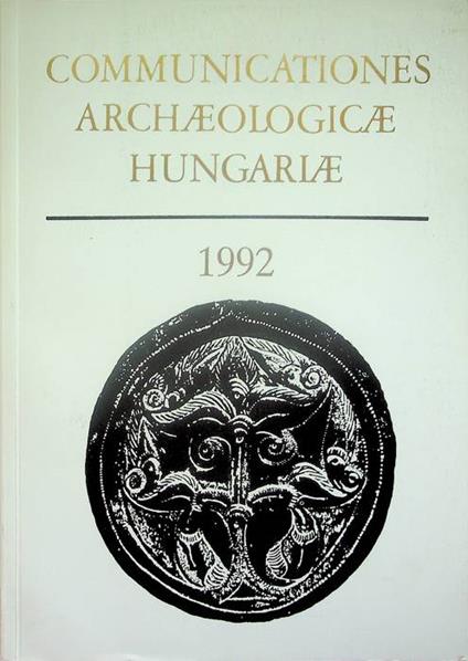 Communicationes archaeologicae Hungariae: 1992 - copertina