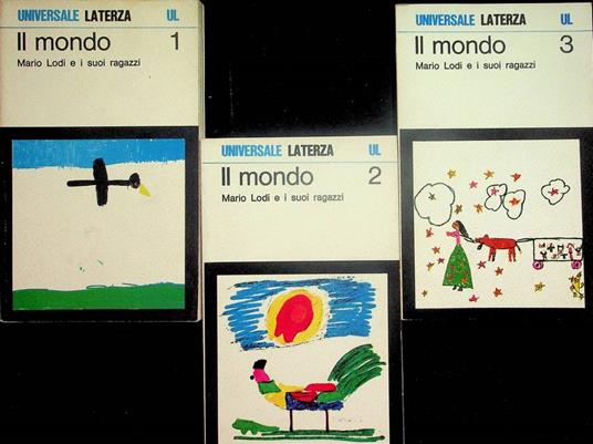 Il Mondo: 1. Le relazioni di lavoro del maestro ai genitori: i "libri" dei bambini; 2. I giornalini della classe II: anno scolastico 1974/75; 3. I giornalini della classe III: anno scolastico 1975/76 - Mario Lodi - copertina