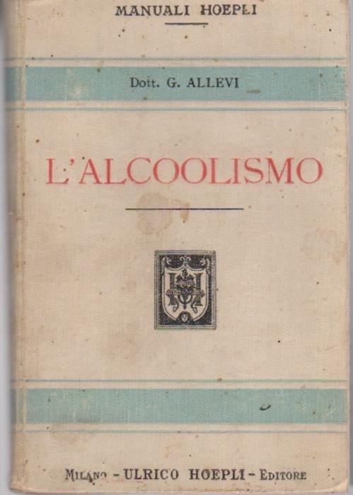 L' alcoolismo - Giovanni Allevi - copertina