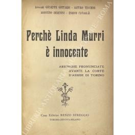 Perchee Linda Murri  innocente. Arringhe pronunciate avanti la Corte d'Assise di Torino - copertina