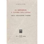Le disposizioni a favore dell'anima nella legislazione vigente