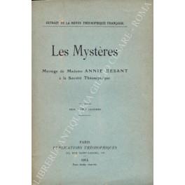 Les Mysteres. Message de Madame Annie Besant a la Societ Theosophique - Annie Besant - copertina