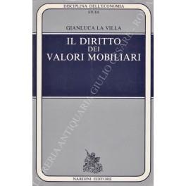 Il diritto dei valori mobiliari - Gianluca La Villa - copertina