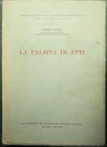 La falsità in atti