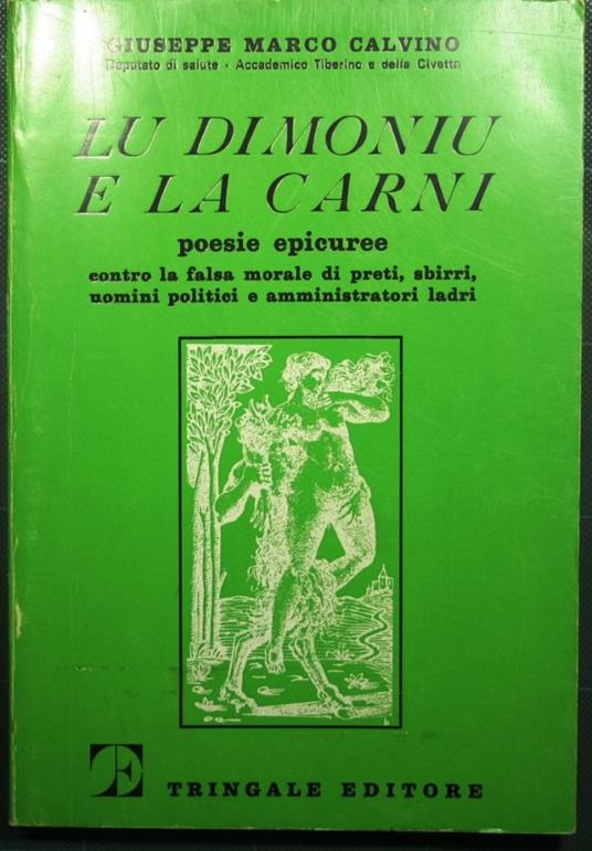 Lu dimoniu e la carni - copertina