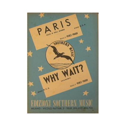 Paris ( rock n roll mambo ) - Why Wait? ( mambo ) - copertina