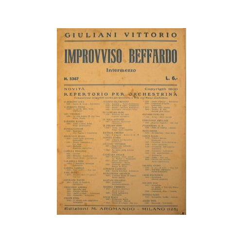 Improvviso beffardo ( intermezzo ) - Vittorio Giuliani - copertina