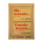 Ho trovato ( samba allegra ) - Timida bocca ( beguine appassionata )