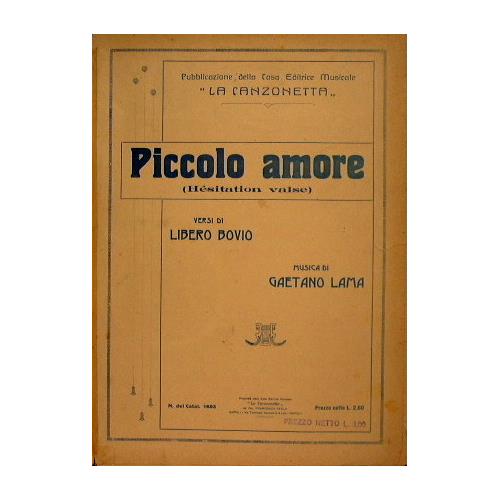 Piccolo amore - Lama Gaetano - copertina