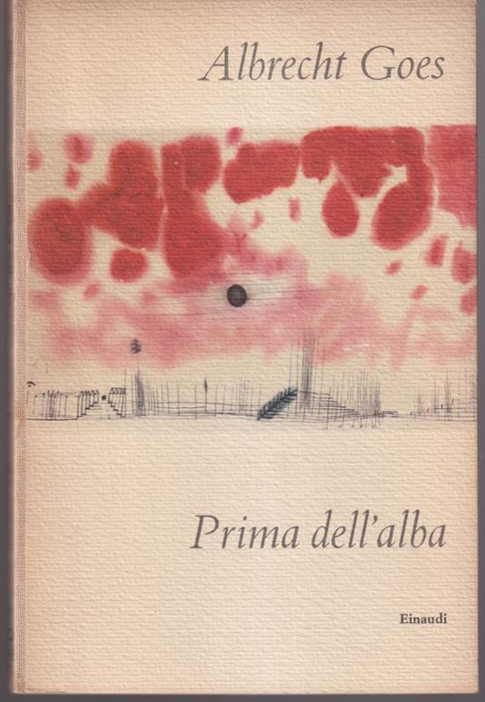 Prima dell'alba - Albrecht Goes - copertina