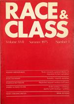 Race & Class Volume XVII Summer 1975 Number 1