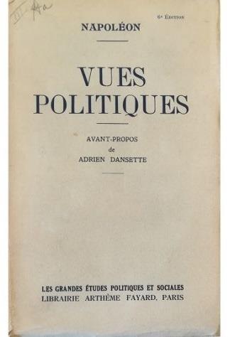 Vues politiques - copertina