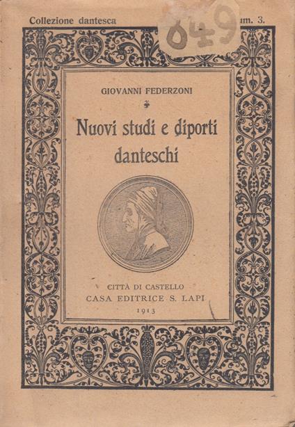 Nuovi studi e diporti danteschi - copertina