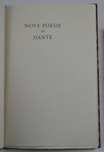 Nove poesie di Dante