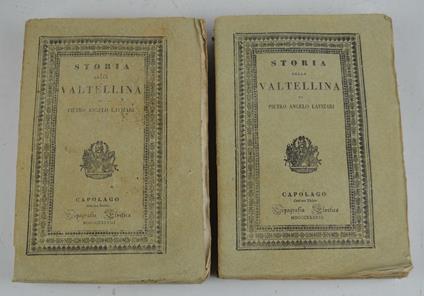 Storia della Valtellina in dieci libri descritta - copertina