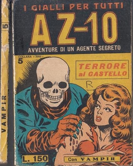 Az-10 (Vampir) N.5 Terrore Al Castello - copertina