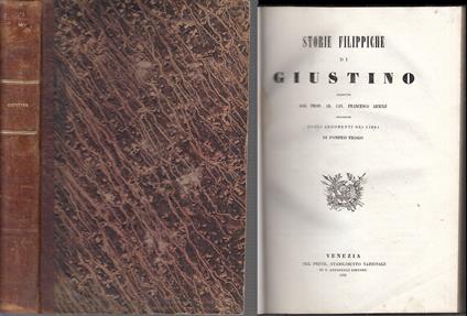 Storie Filippiche Biblioteca Scrittori Latini - Giustino (san) - copertina