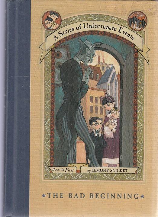 A Series Of Unfortunate Events First The Bad Beginning- Snicket Inglese Lng3 - copertina