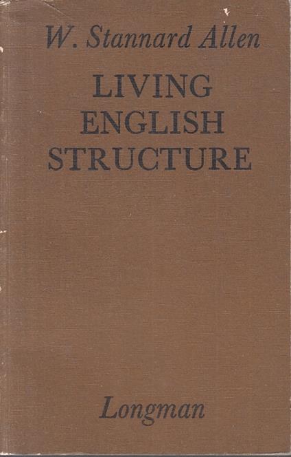 Living English Structure - W. Stannard Allen - copertina