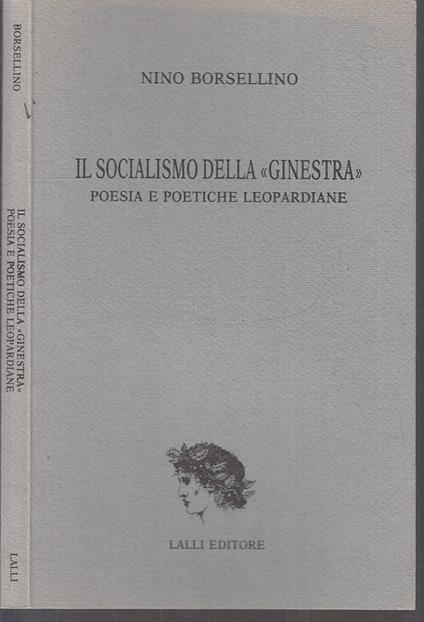 Il Socialismo Della Ginestra - Nino Borsellino - copertina