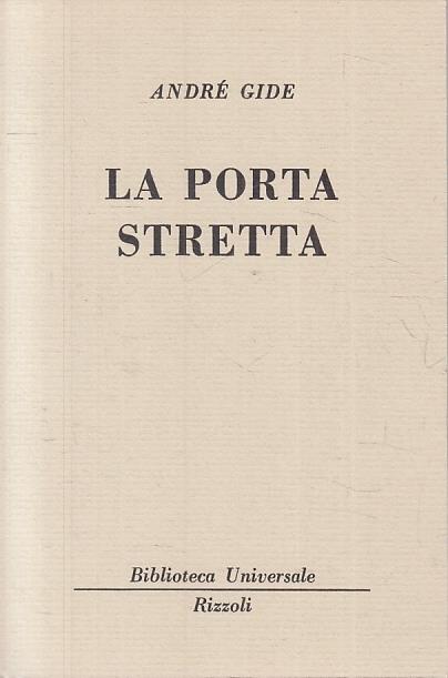 La Porta Stretta - André Gide - copertina